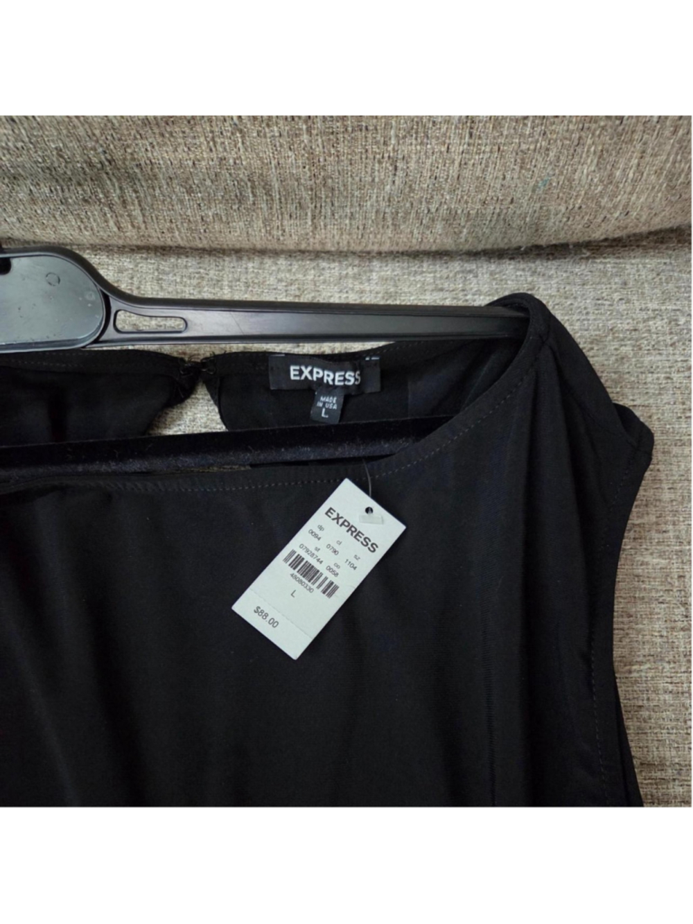 Express black jumpsuit size L #express #jumpsuit - Picture 3 of 3